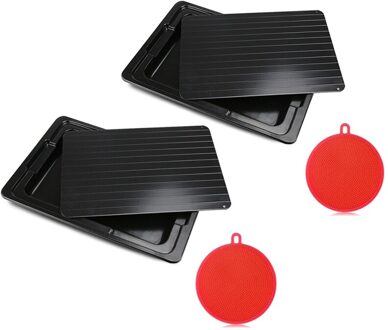Snelle Ontdooien Lade Dooi Bevriezen Voedsel Vlees Fruit Quick Ontdooien Plaat Board Ontdooien Keuken Gadget Tool 0.2CM