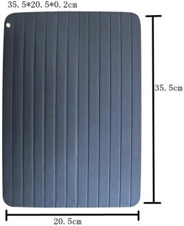 Snelle Ontdooien Lade Dooi Bevroren Voedsel Vlees Fruit Quick Ontdooien Plaat Board Ontdooien Keuken Gadget Tool 35.5x20.5x0.2cm
