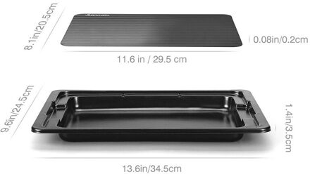 Snelle Ontdooien Lade Met Cleaner Bevroren Vlees Ontdooien Voedsel Ontdooien Plaat Board Keuken Tool B1