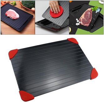 Snelle Ontdooien Lade Ontdooien Plaat Familie Ontdooien Lade, Quick Ontdooien Van Bevroren Voedsel Vlees, Zeevruchten Voor Keuken Serveren 23x16.5x0.2cm