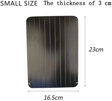 Snelle Ontdooien Lade Ontdooien Rundvlees Vlees Bevroren Voedsel Snel Ontdooien Board Plaat Ontdooien Boards Aluminium Keuken Tool Gadgets klein