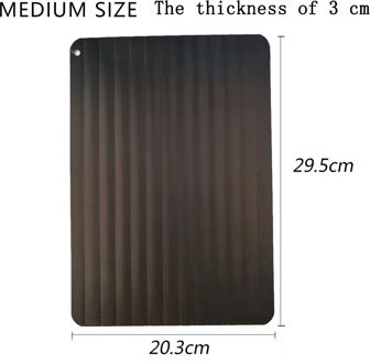 Snelle Ontdooien Lade Ontdooien Rundvlees Vlees Bevroren Voedsel Snel Ontdooien Board Plaat Ontdooien Boards Aluminium Keuken Tool Gadgets medium