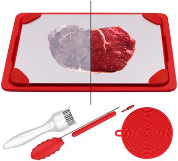 Snelle Ontdooien Lade Planche Decongelation Dooi Bevroren Voedsel Vlees Fruit Quick Ontdooien Plaat Board Ontdooien Lade Keuken Gadgets