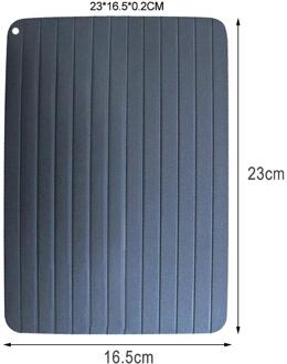 Snelle Ontdooien Lade Snelle Dooi Bevroren Vlees Vis Zee Voedsel Quick Ontdooien Plaat Board Lade Thuis Keuken Gadget Gereedschap 23x16.5x0.2CM
