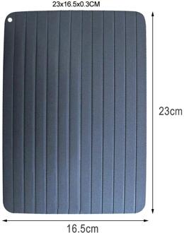 Snelle Ontdooien Lade Snelle Dooi Bevroren Vlees Vis Zee Voedsel Quick Ontdooien Plaat Board Lade Thuis Keuken Gadget Gereedschap 23x16.5x0.3CM