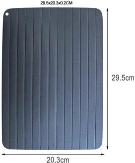 Snelle Ontdooien Lade Snelle Dooi Bevroren Vlees Vis Zee Voedsel Quick Ontdooien Plaat Board Lade Thuis Keuken Gadget Gereedschap 29.5x20.3x0.2CM