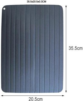 Snelle Ontdooien Lade Snelle Dooi Bevroren Vlees Vis Zee Voedsel Quick Ontdooien Plaat Board Lade Thuis Keuken Gadget Gereedschap 35.5x20.5x0.3CM