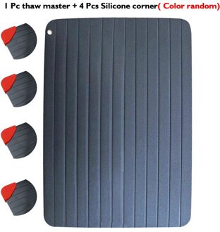 Snelle Ontdooien Lade Voedsel Vlees Dooi Master Fruit Zee Vis Quick Ontdooien Plaat Board Lade Keuken Gadget Tool 23 x 16.5 x 0.3cm