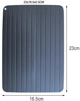 Snelle Ontdooien Lade Voedsel Vlees Fruit Quick Ontdooien Planche Decongelation Dooi Bevroren Keuken Gadgets Plaat Board Ontdooien Lade 23X16.5X0.3CM
