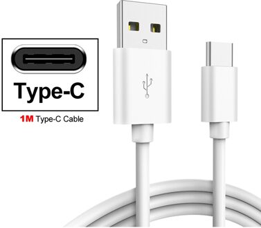 Snelle Oplader voor Huawei Y5 Y6 Y5 III Y7 Y9 NOVA JONG Y625 Y635 Y6 PRO Nova 2 lite honor 7A Y6 3.1 Type-C Usb Kabel 1m type-C kabel