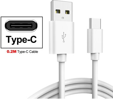 Snelle Oplader voor Huawei Y5 Y6 Y5 III Y7 Y9 NOVA JONG Y625 Y635 Y6 PRO Nova 2 lite honor 7A Y6 3.1 Type-C Usb Kabel 20cm type-C kabel