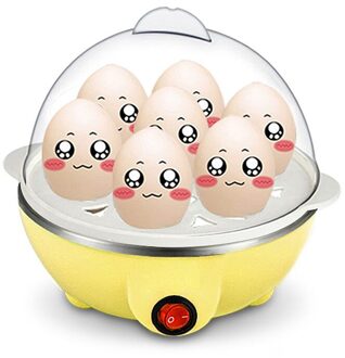 Snelle Verwarming Elektrische Eierkoker 7 Eieren Capaciteit Boiler Steamer Pan Draagbare Keuken Koken Gereedschap Gebruiksvoorwerp Kookgerei EU adapter