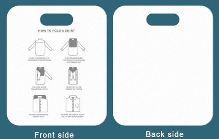 Snelle Vouwen Strijkplank T-shirts Handig Folding Board Kind/Adultclothes Shirt Folding Board Lui Vouwen Kleren Gereedschap wit