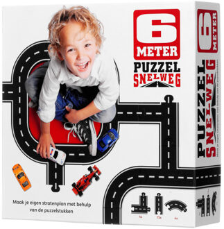 Snelweg puzzel 6 meter, 23 stukjes