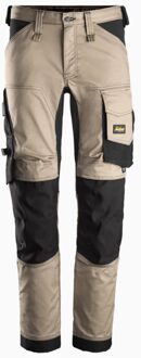 Snickers 6241 Stretch Werkbroek - Duurzaamheid en Bewegingsvrijheid in Één Khaki/Zwart - 108