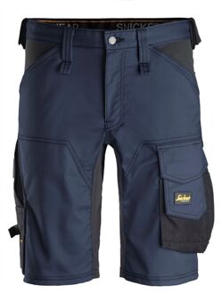 Snickers Allround 6143 Stretch - Korte werkbroek - 48 - Donkerblauw