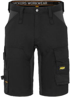 Snickers Allround 6143 Stretch - Korte werkbroek - 64 - Zwart