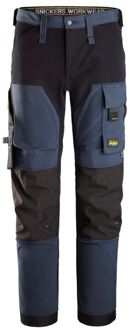 Snickers AllroundWork 6375 - Werkbroek - 50 - Donkerblauw - 76 cm
