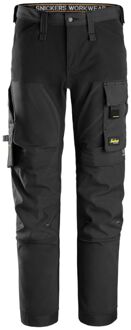 Snickers AllroundWork 6375 - Werkbroek - 50 - Zwart - 82 cm