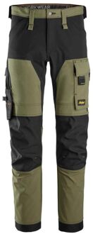 Snickers AllroundWork 6375 - Werkbroek - 60 - Olijf - 76 cm