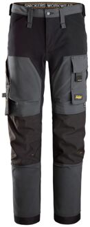 Snickers AllroundWork 6375 - Werkbroek - 62 - Grijs - 76 cm
