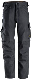 Snickers AllroundWork Canvas+ 6324 - Werkbroek - 44 - Grijs - 76 cm