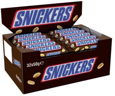 Snickers Snoep snickers reep 32x50 gram
