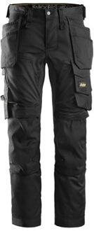 Snickers werkbroek - met holsterzakken - stretch - 6241 - zwart - maat 50