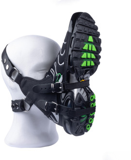 Sniff My Sneaker - Leren Masker - Zwart