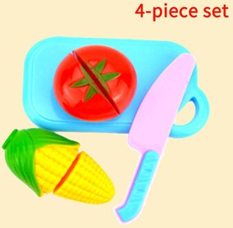 Snijden Speelgoed Spelen Snijden Voedsel Keuken Speelgoed Snijden Fruit Groenten Pretend Voedsel Speeltoestel Vroege Ontwikkeling Leren Speelgoed 4stk Tomato
