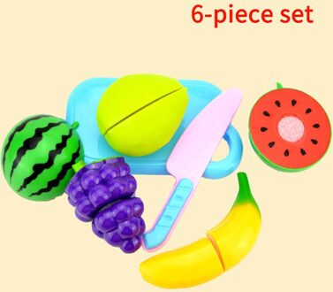 Snijden Speelgoed Spelen Snijden Voedsel Keuken Speelgoed Snijden Fruit Groenten Pretend Voedsel Speeltoestel Vroege Ontwikkeling Leren Speelgoed 6stk peer