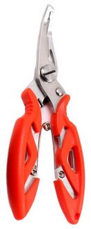 Snijden Vis Tang Multifunctionele Schaar Vissen Tang Scissor Braid Lijn Aas Cutter Hook Remover Etc. Tackle Tool oranje