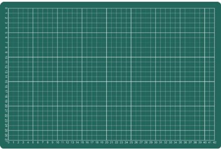 Snijmat a3 450x300mm groen