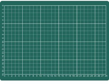 Snijmat a4 300x220mm groen