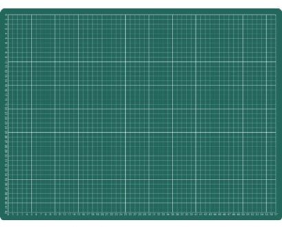 Snijmat Rillstab A2 600X450mm groen