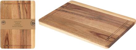 Snijplank acacia 28,2x20cm bruin