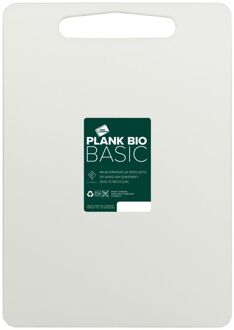 Snijplank Kunststof Anita nature 35x25cm wit