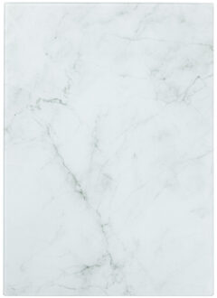 Snijplank marmeren look - wit - 30x42x0.04 cm