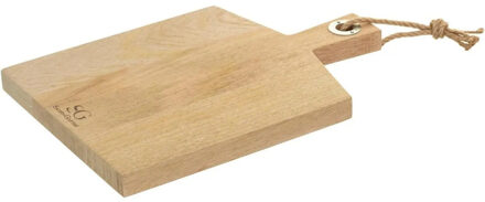 Snijplank met handvat 38 x 26 cm van mango hout