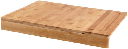 Snijplank met rand - bamboe hout - 43 x 33 x 5 cm - voor het aanrecht