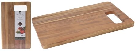 Snijplank Teakhout 34x21x1,5cm Bruin