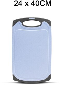 Snijplank Verdikte Grote Plastic Tarwe Stro Chop Board Huishoudelijke Dubbelzijdig Hakken Fruit Chop Boards Keuken Tool blauw
