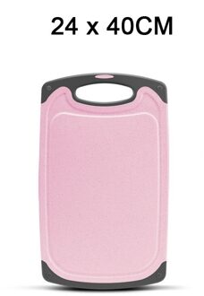 Snijplank Verdikte Grote Plastic Tarwe Stro Chop Board Huishoudelijke Dubbelzijdig Hakken Fruit Chop Boards Keuken Tool roze