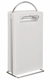 Snijplanken - 7x - met houder - 24 x 14 cm - ontbijtplankjes -broodplankjes