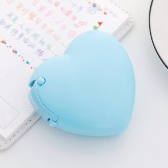Snoep Kleur Afplakband Snijder Leuke Kawaii Liefde Hart Donut Vorm Washi Tape Cutter Kantoor Tape Dispenser Office School Supply Love blauw