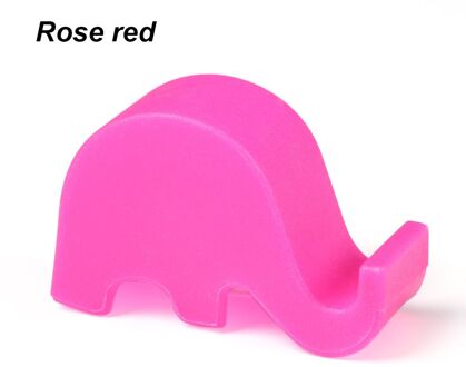Snoep Kleur Universele Mini Smart Telefoon Tafel Desk Mount Stand Phone Holder Beugel Voor Mobiele Mobiele Telefoon Tabletten Lui Beugel A-roos rood