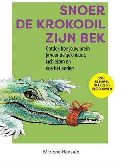Snoer de krokodil zijn bek
