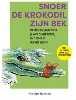 Snoer de krokodil zijn bek