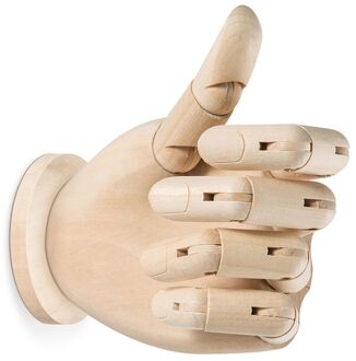 snoerhouder houten hand Girl - hout
