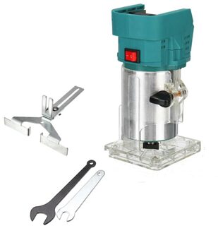 Snoerloze Elektrische Trimmer Hout Hand Trimmer Graveren Steken Trimmen Carving Machine Router Hout 850W Voor Makita 18V Batterij